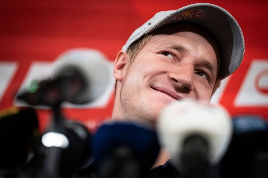 La présence de Marco Odermatt à la conférence de presse de Swiss Ski a suscité un vif enthousiasme.