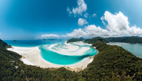 Whitehaven Beach in Queensland, Australien