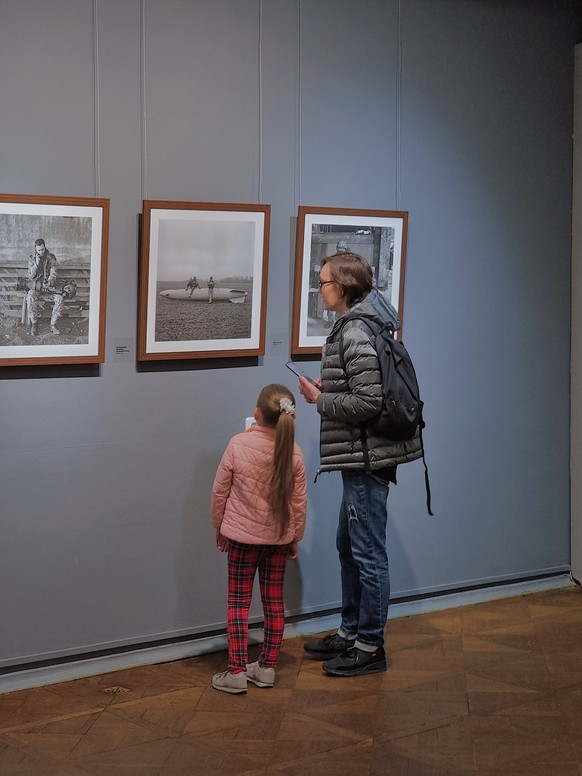 L'exposition photo, qui s'est terminée en octobre 2022, qui documente le quotidien des soldats ukrainiens.