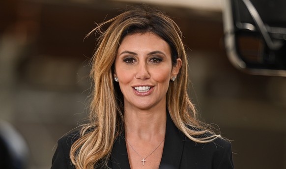 NEW YORK, NEW YORK - MAY 30: Alina Habba speaks to media outside Manhattan Criminal Courthouse for the Donald Trump hush-money trial on May 30, 2024 in New York City. (Photo by James Devaney/GC Images ...