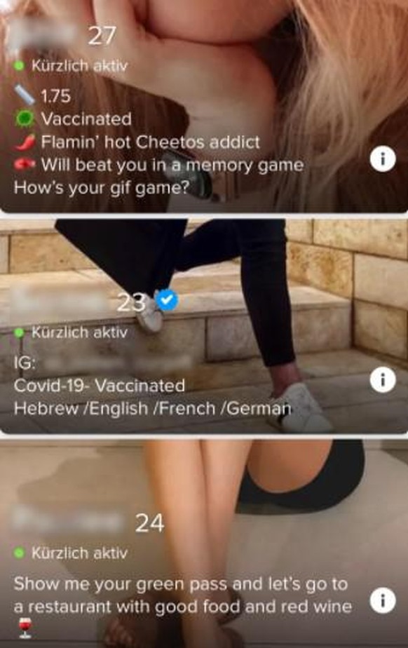 Certains Israéliens essaient d'obtenir un rendez-vous sur Tinder avec l'ajout «vacciné».