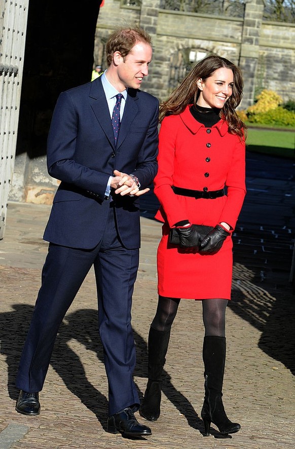 Prince Willliam and Kate Middleton return to the University of St Andrews to launch a fundraising campaign on February 25, 2011 in St Andrews, Scotland.