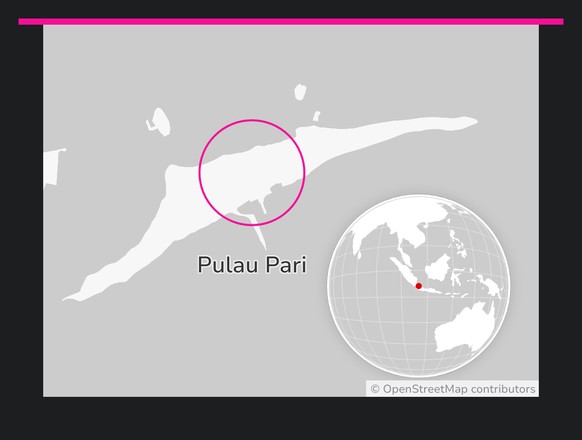 Île de Pulau Pari, victime de la crise climatique en Indonésie.