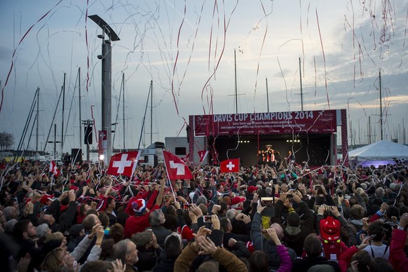 En 2014, la Suisse ramène le Saladier d'argent à la maison, et tout le pays descend à Ouchy.