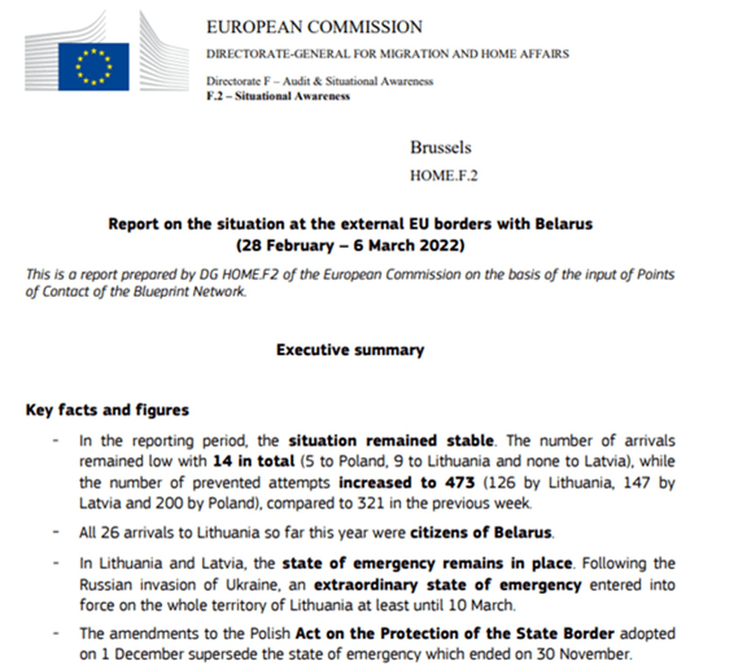 Le document prétendument officiel de la Commission européenne utilisé par les pirates pour le phishing.