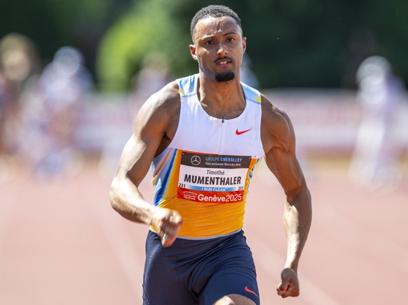 Timothé Mumenthaler a réussi un nouveau record personnel (10&#039;&#039;13) sur 100 m samedi à Genève
