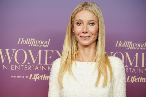 Gwyneth Paltrow arrives at The Hollywood Reporter's Women in Entertainment Gala on Wednesday, Dec. 3, 2024, at the Beverly Hills Hotel in Beverly Hills, Calif. (Photo by Jordan Strauss/Invision/A ...