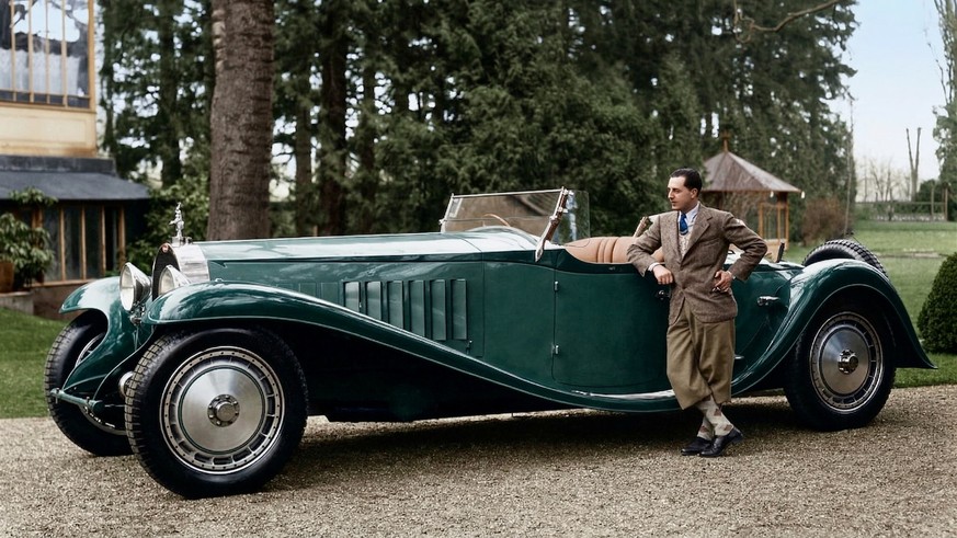 Ettore Bugatti with the Bugatti Royale

https://www.motorvalley.it/wp-content/uploads/2024/10/Motor-Valley-stories-il-mito-di-Ettore-Bugatti-imprenditore-e-designer-italiano-cover.jpg