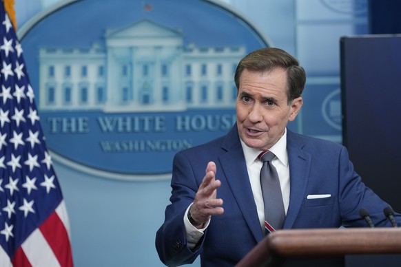 John Kirby n'a pas caché les inquiétudes de la Maison-Blanche face aux perspectives de coopération militaire entre la Russie et la Corée du Nord.