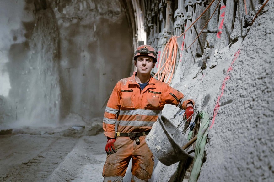Gian-Luca Levy, chantier du second tunnel du Gothard