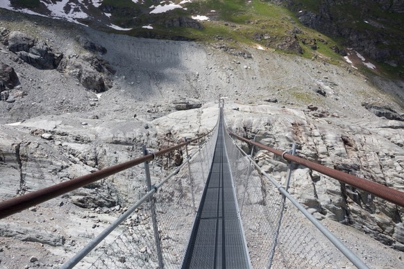 Corbassière Passerelle Hängebrücken der Schweiz