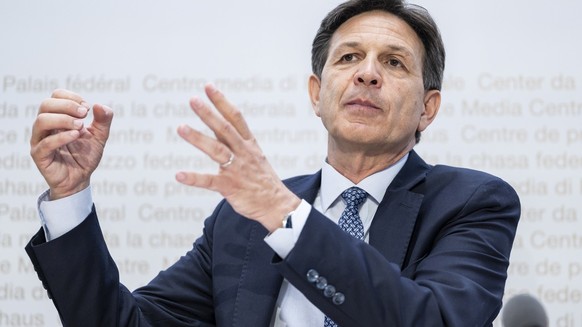 Christian Dussey, Direktor Nachrichtendienst des Bundes NDB, erklaert vor den Medien den Lagebericht Sicherheit Schweiz 2023 des NDB, am Montag, 26. Juni 2023 in Bern.