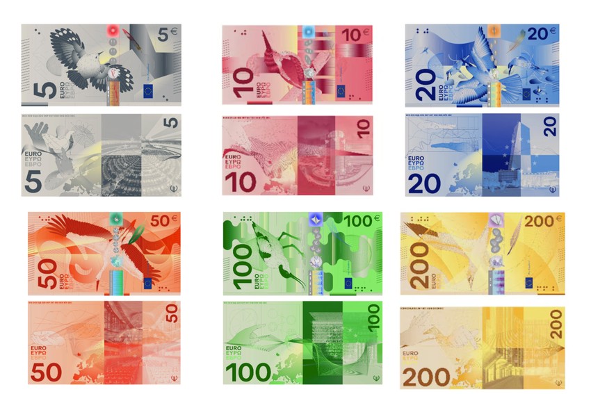 La BCE va changer ses billets d'Euros et on peut voter sur les différentes séries