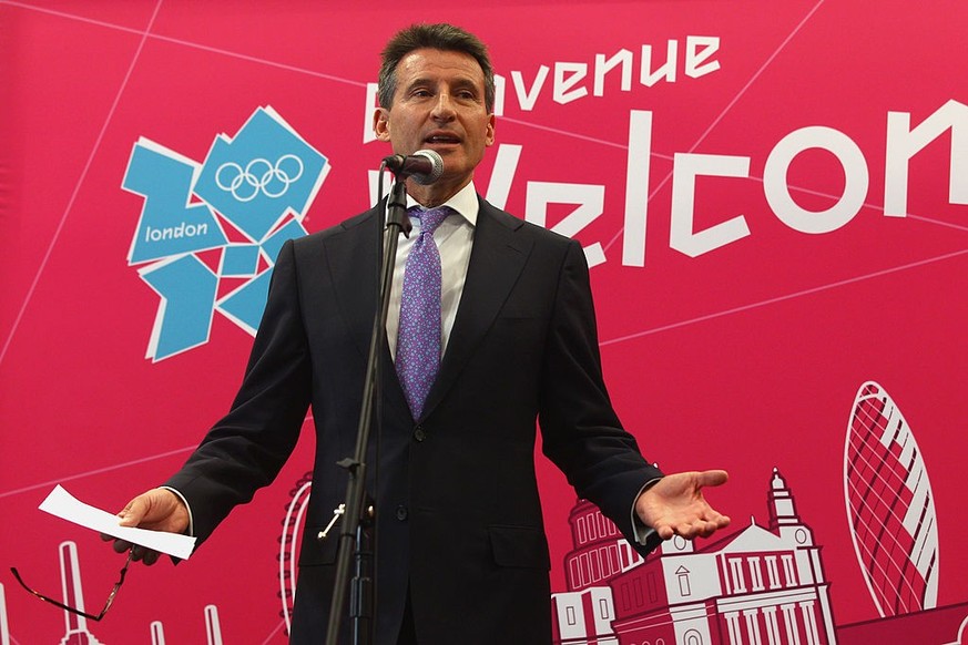 LONDON, ENGLAND - JULY 23: Lord Sebastian Coe, Chairman of the London Organising Committee for the Olympic Games attends the official opening of the main press centre ahead of the London 2012 Olympic  ...