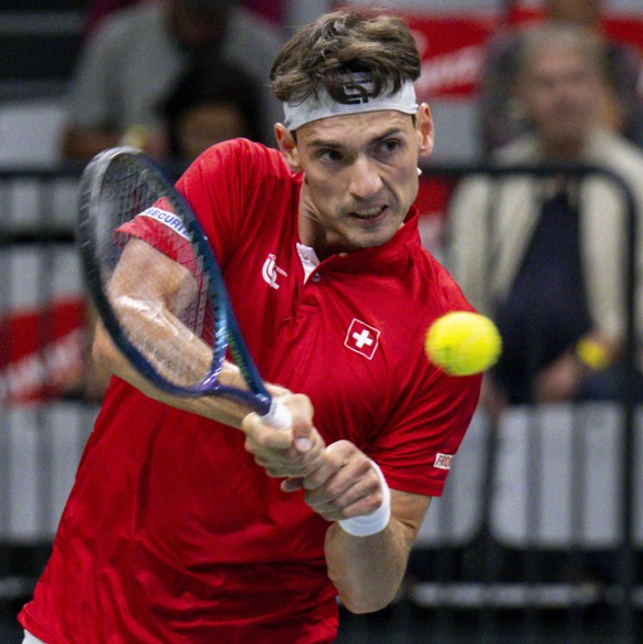 Marc-Andrea Hüsler a été battu en finale à Zoug pour le dernier match de sa carrière