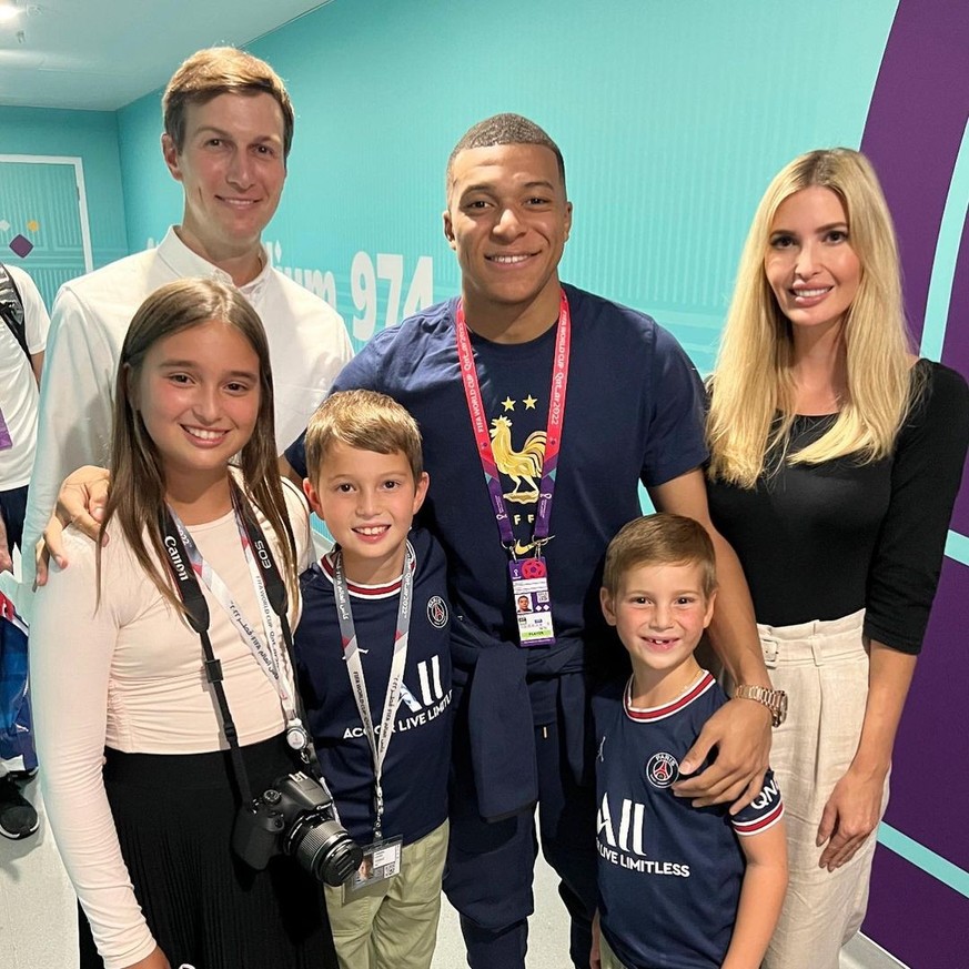 Mbappé, Ivanka Trump