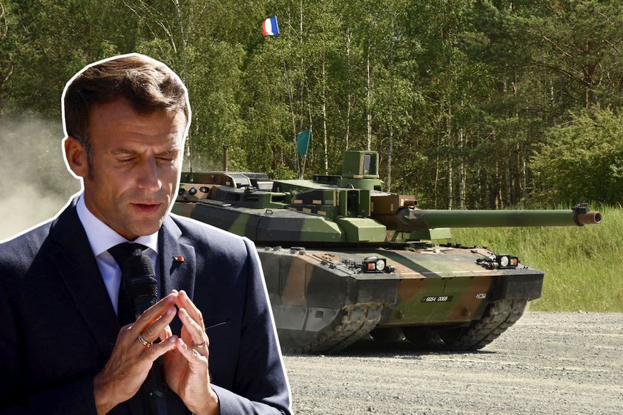 Char Leclerc Emmanuel Macron Paris Kiev Moscou Russie Ukraine Poutine Zelensky