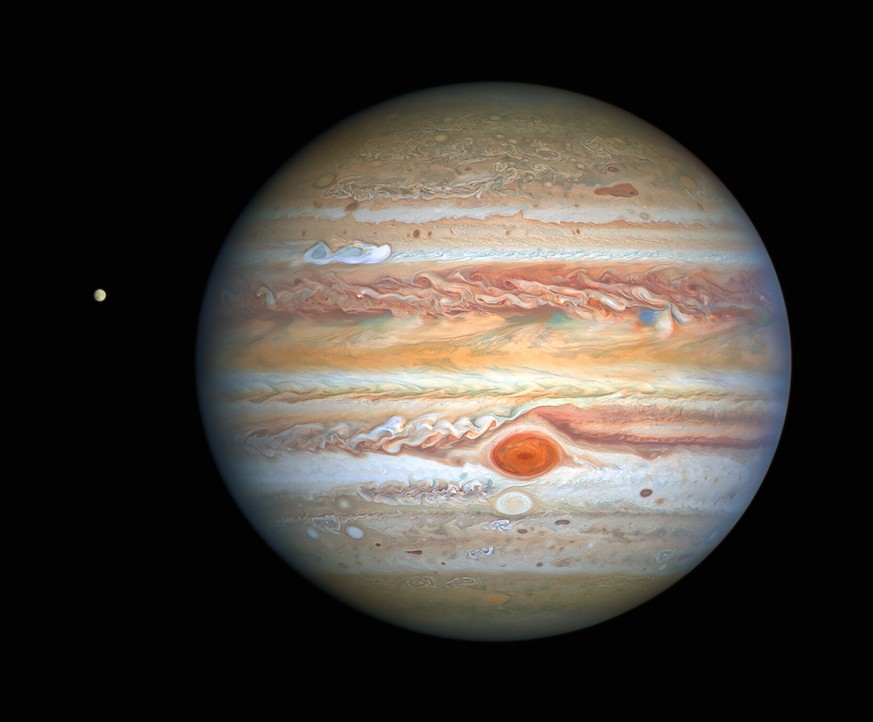This latest image of Jupiter, taken by the NASA/ESA Hubble Space Telescope on 25 August 2020, was captured when the planet was 653 million kilometres from Earth. Hubble’s sharp view is giving research ...