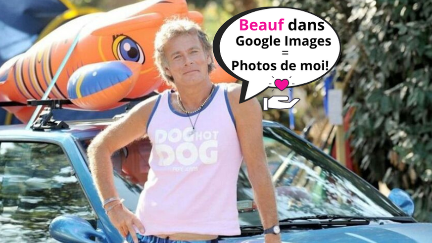 J'ai tapé «beauf» dans Google Images: voici Patrick Chirac alias Franck Dubosc dans Camping. Le film a été tourné dans le camping des Flots Bleus, ravagé par les incendies en Gironde.