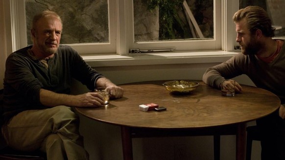 James Caan and Scott Caan in Mercy (2009)