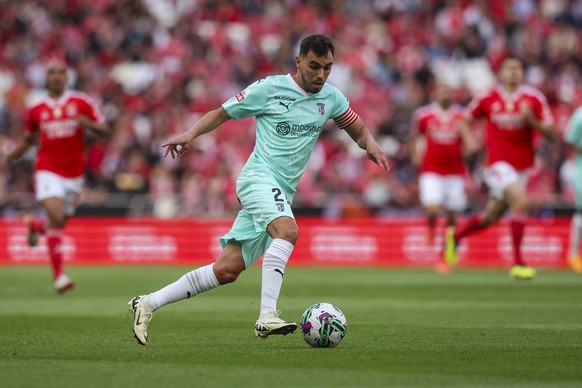 LISBON, PORTUGAL - APRIL 27: Ricardo Horta of SC Braga during the Liga Portugal Bwin match between SL Benfica and Sporting Braga at Estadio do Sport Lisboa e Benfica on April 27, 2024 in Lisbon, Portu ...
