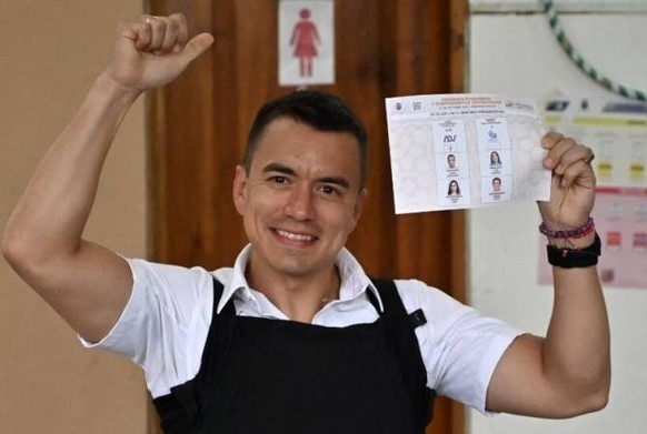 Daniel Noboa, président de l'Equateur