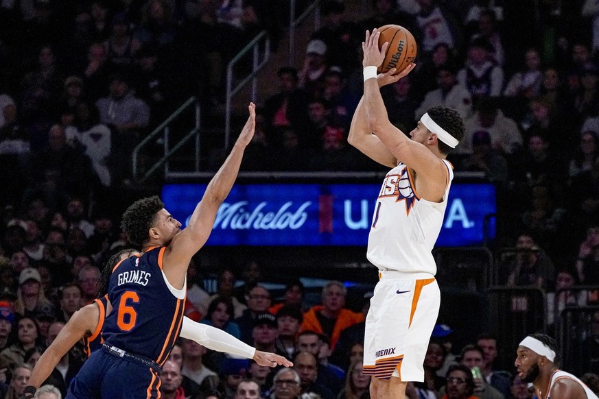 Le «Game Winner» de Devin Booker a éteint la mythique salle new-yorkaise.