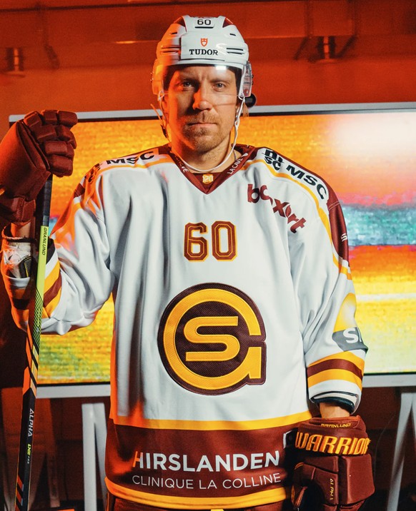 National-League-Saison 2025/26: Die Trikots des Genf-Servette HC.