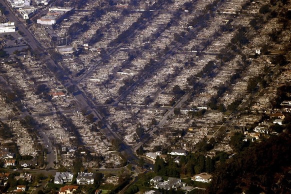 Le quartier de Pacific Palisades est dévasté.