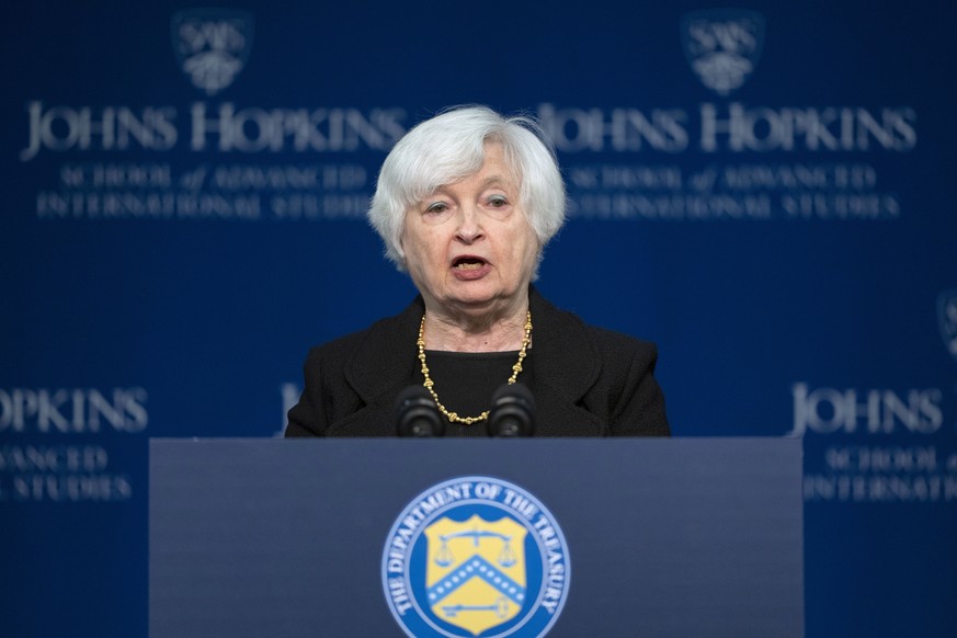 Janet Yellen, secrétaire au Trésor américain.