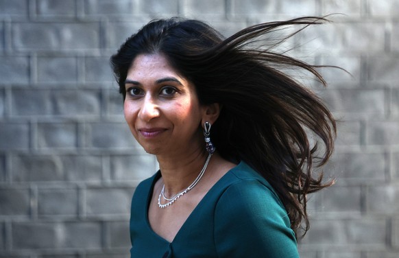 Suella Braverman avait qualifié les arrivées de réfugiés d'«invasion».