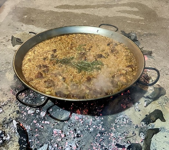 Finalement, notre paella n’a pas si mauvaise allure.