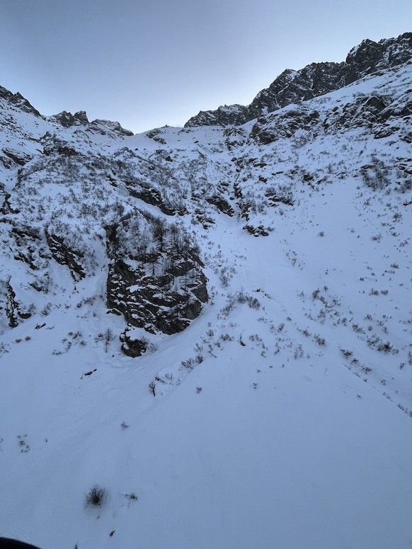Avalanche en Valais.