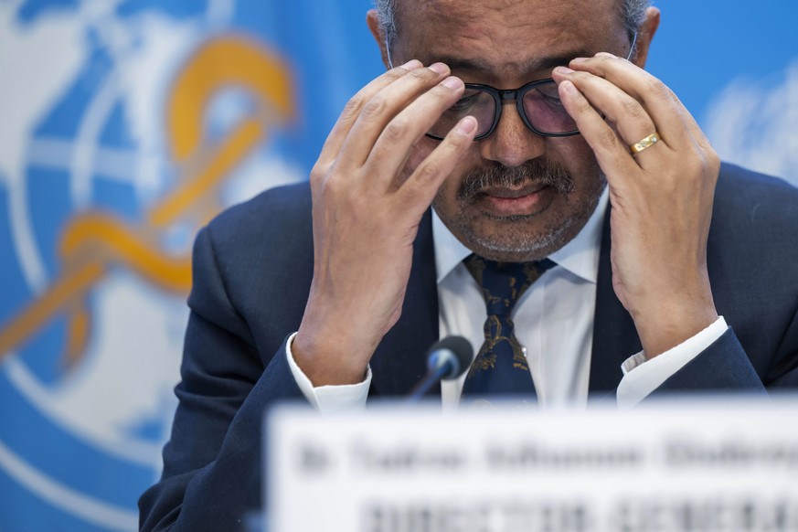 Le chef de l'OMS, Tedros Adhanom Ghebreyesus.