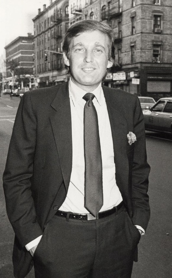 Donald Trump at the Amsterdam&#039;s Restaurant in New York City, New York (Photo by Ron Galella/Ron Galella Collection via Getty Images)