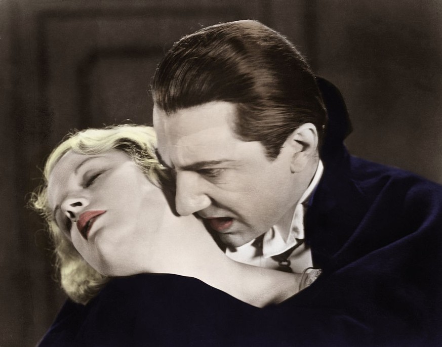 Dracula interprété par Bela Lugosi. Il s&#039;agit d&#039;une image déjà contemporaine du vampire.