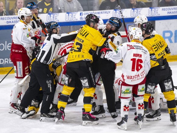 Un derby très disputé entre Ajoie et Bienne