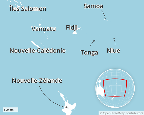 Îles du Pacifique.
