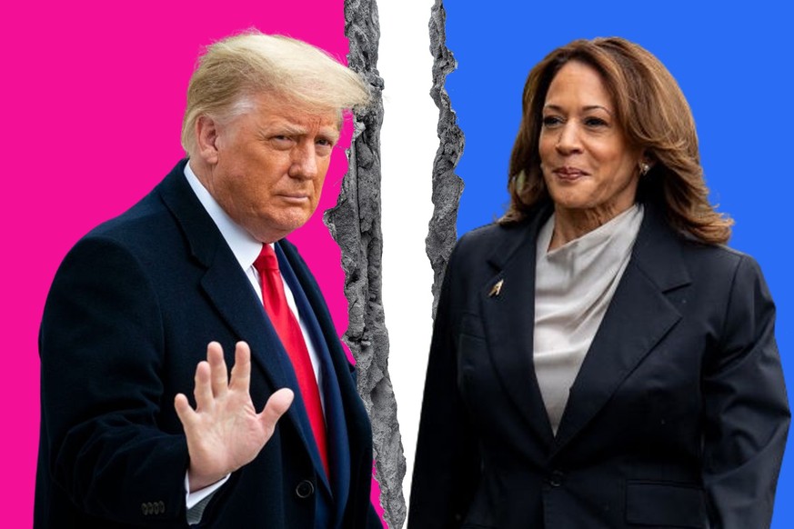 La course entre Kamala Harris et Donald Trump pour la Maison-Blanche s&#039;annonce très serrée, selon les sondages.