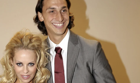 Helena Seger et Zlatan Ibrahimovic à leurs premières années ensemble.