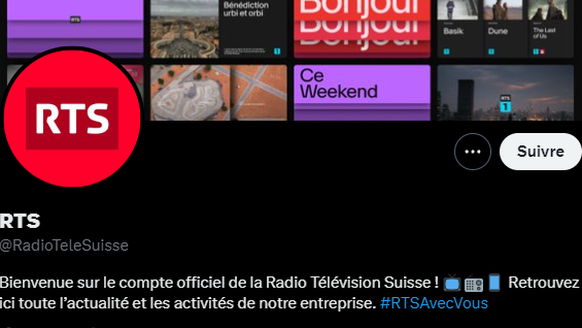 Pourquoi la RTS a décidé de quitter X (mais garde un compte).