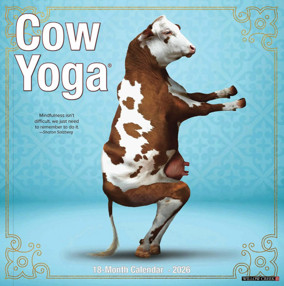 Cow Yoga Calendar 2026 
https://www.calendarclub.co.uk/cow-yoga-calendar-2026-329096/?srsltid=AfmBOopaKKO_Par5pSx1rg_YxjpM4UHFMmlT51DZxXgqCrAaWIDGwqie