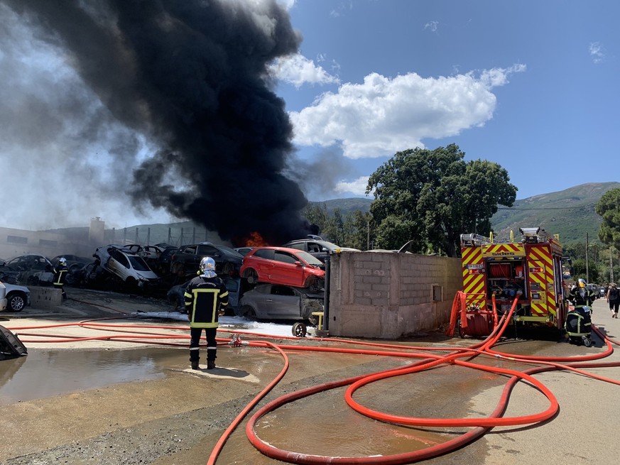 haute-corse incendie pompiers france