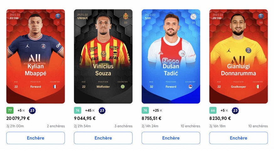 Cartes à collectionner, NFT et fantasy football : Sorare, la start