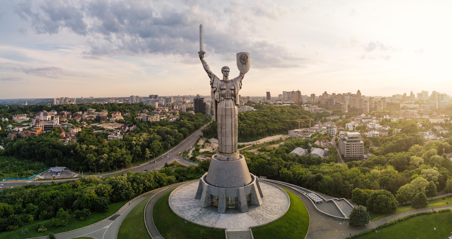 Statue de la Mère-Patrie à Kiev, en Ukraine