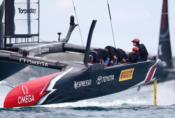 Team New Zealand lors de l'America's Cup en 2017.