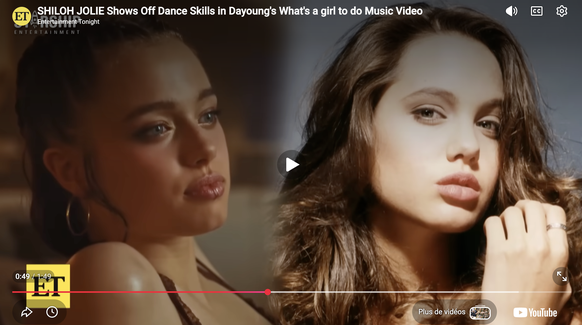 Shiloh et Angelina, un air de famille très frappant.