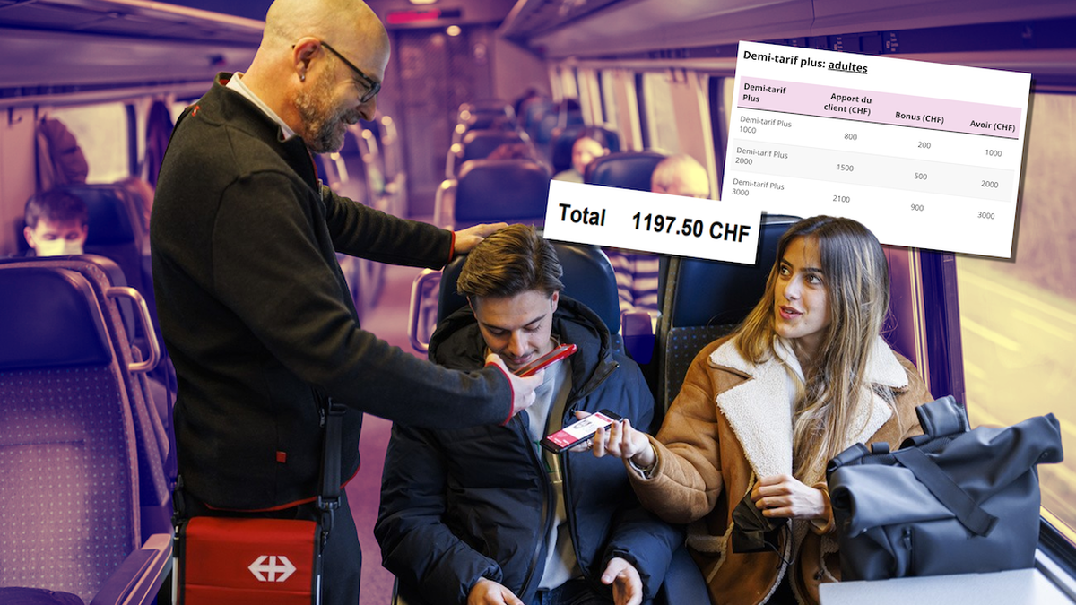 CFF: le demi-tarif plus vaut-il la peine? Voici comment savoir