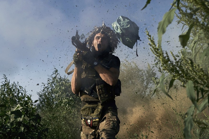 Sur le front, région de Donetsk, août 2023.