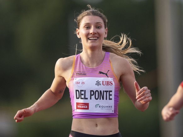 Ajla Del Ponte a brillé au sein du 4x100 m mixte suisse dimanche